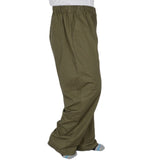 Plus size 8XL middle-aged men's summer thin elastic band high waist cotton casual trousers Dad oversize 7XL 6XL 5XL 4XL